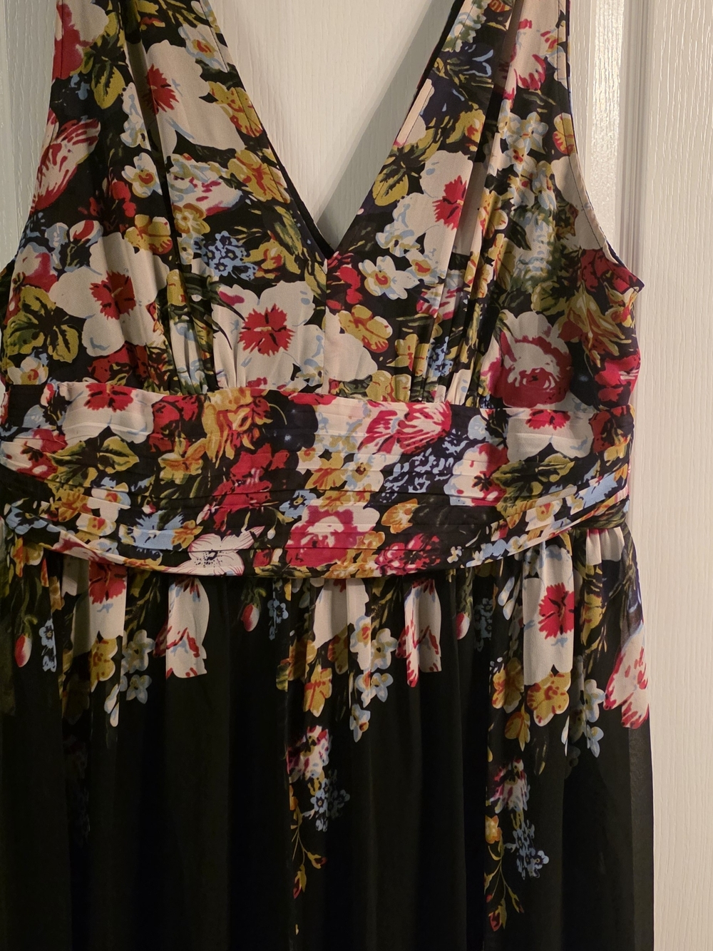 Ever Pretty Black Floral Maxi Dress